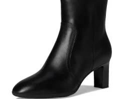 Boots|Boots|Cole Haan Grand Ambition 2.0 Alainne Booties Black Leather/Black Stack