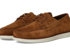 Cole Haan Grand 4-Eye Loafers Spiced Brown Suede/Silver Birch