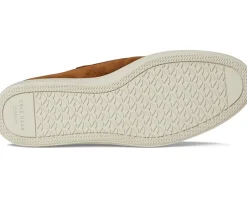 Cole Haan Grand 4-Eye Loafers Spiced Brown Suede/Silver Birch