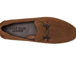 Cole Haan Grand Laser Bit Drivers Golden Toffee Nubuck/Gum Outlet