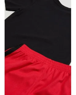 adidas Kids Clothing<Graphic Cotton Tee & 3S Short Set (Infant) Black Adi