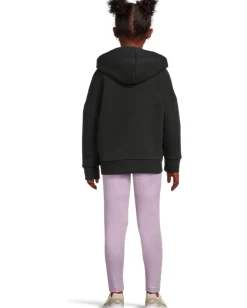 adidas Kids Clothing<Graphic Hooded Pullover Glitter Legging Set (Toddler/Little Kid) Black Adi