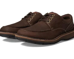 Clarks Oxfords|Oxfords<Gravelle Low Dark Brown Nubuck