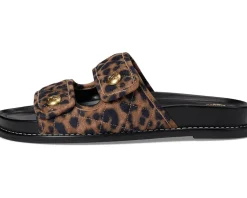 Vince Camuto Sandals|Sandals<Graysin Quilted Double Band Slide Sandals Camel