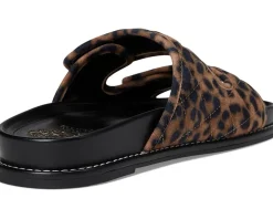 Vince Camuto Sandals|Sandals<Graysin Quilted Double Band Slide Sandals Camel