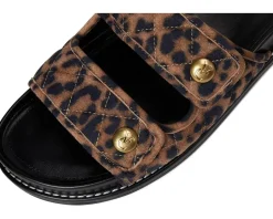 Vince Camuto Sandals|Sandals<Graysin Quilted Double Band Slide Sandals Camel