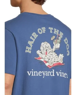 Vineyard Vines Activewear|T-Shirts<Hair Of The Dog Short Sleeve Pocket Tee Moonshine