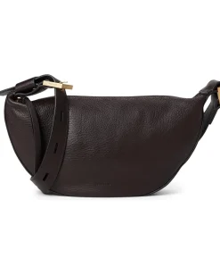 AllSaints Half Moon Xbody Bitter Brown New