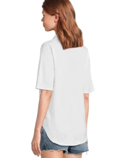 Shirts & Tops|Shirts & Tops|Mod-o-doc Half Sleeve Polo Tee White 1