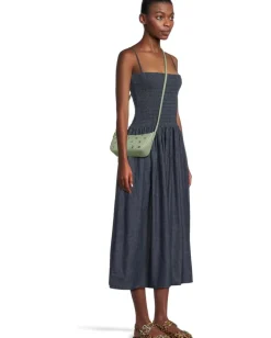 Women Kate Spade New York Halo Studded Fine Grain Leather Crossbody