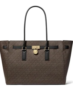 MICHAEL Michael Kors Handbags|Shoulder Bags<Hamilton Moderne Large Tote Brown/Black