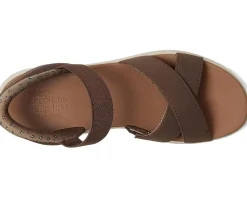 BOBS from SKECHERS Heels|Sandals<Hands Free Slip-ins Bobs Sun Ray - Move Over Chocolate