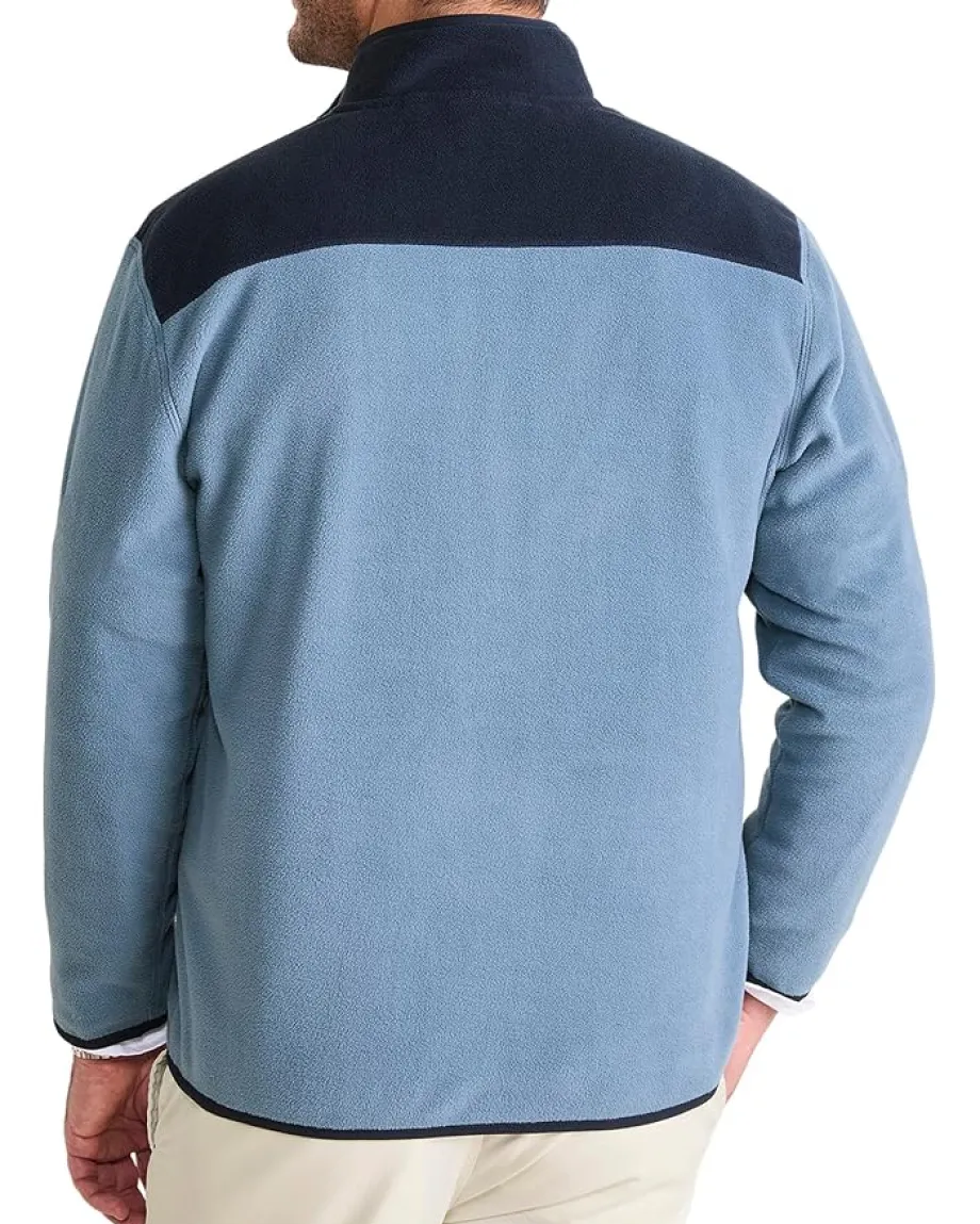 Vineyard Vines Activewear<Harbor Fleece Quarter-Snap Blue Mirage