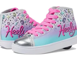 Heelys Veloz Sneaker (Little Kid/Big Kid/Adult) Aqua/Purple/Light Pink Outlet