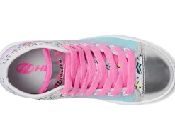 Heelys Veloz Sneaker (Little Kid/Big Kid/Adult) Aqua/Purple/Light Pink Outlet