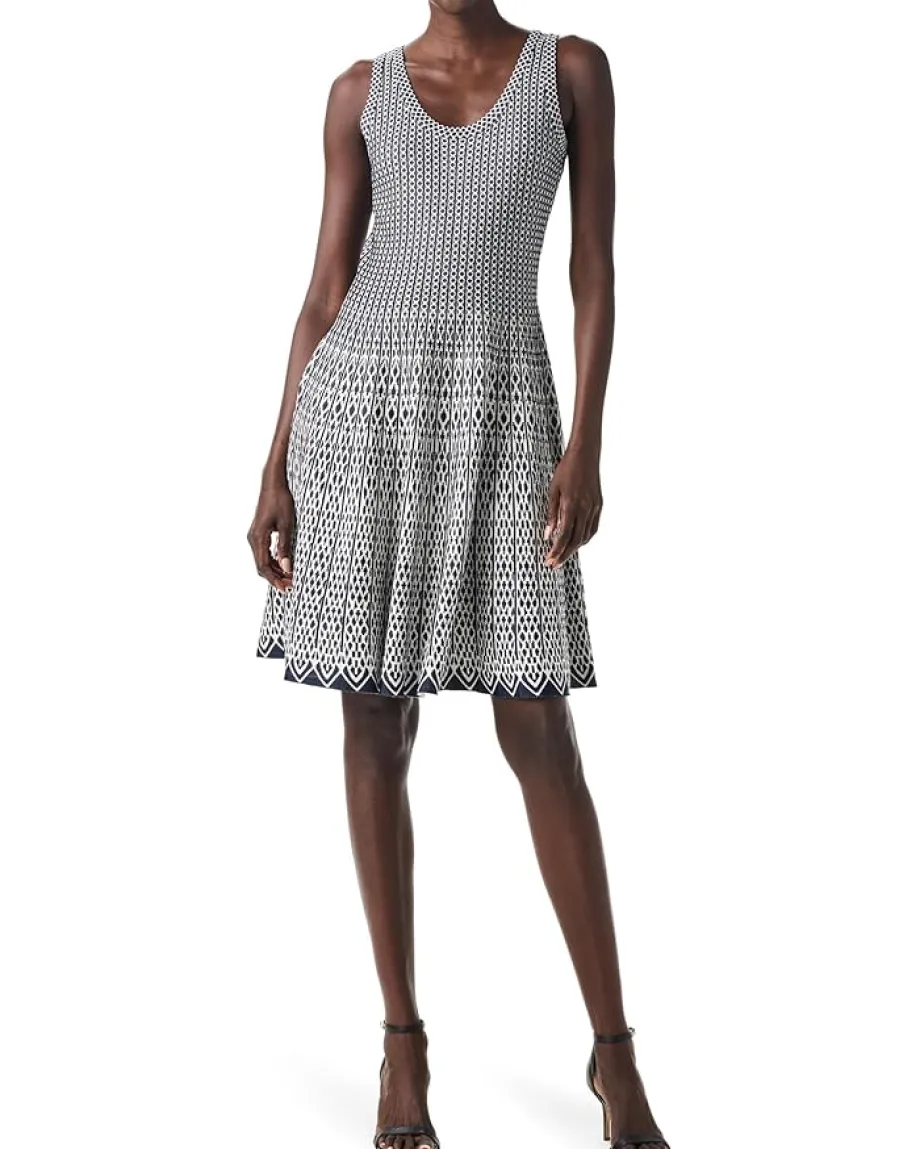 Dresses|Dresses|NIC+ZOE Heritage Twirl Dress Indigo Multi