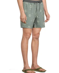 Activewear|Board Shorts|O'Neill Hermosa Elastic Waist Lined 17 Sage