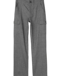 Clothing|Janie and Jack Herringbone Cargo Pants (Toddler/Little Kid/Big Kid) Gray