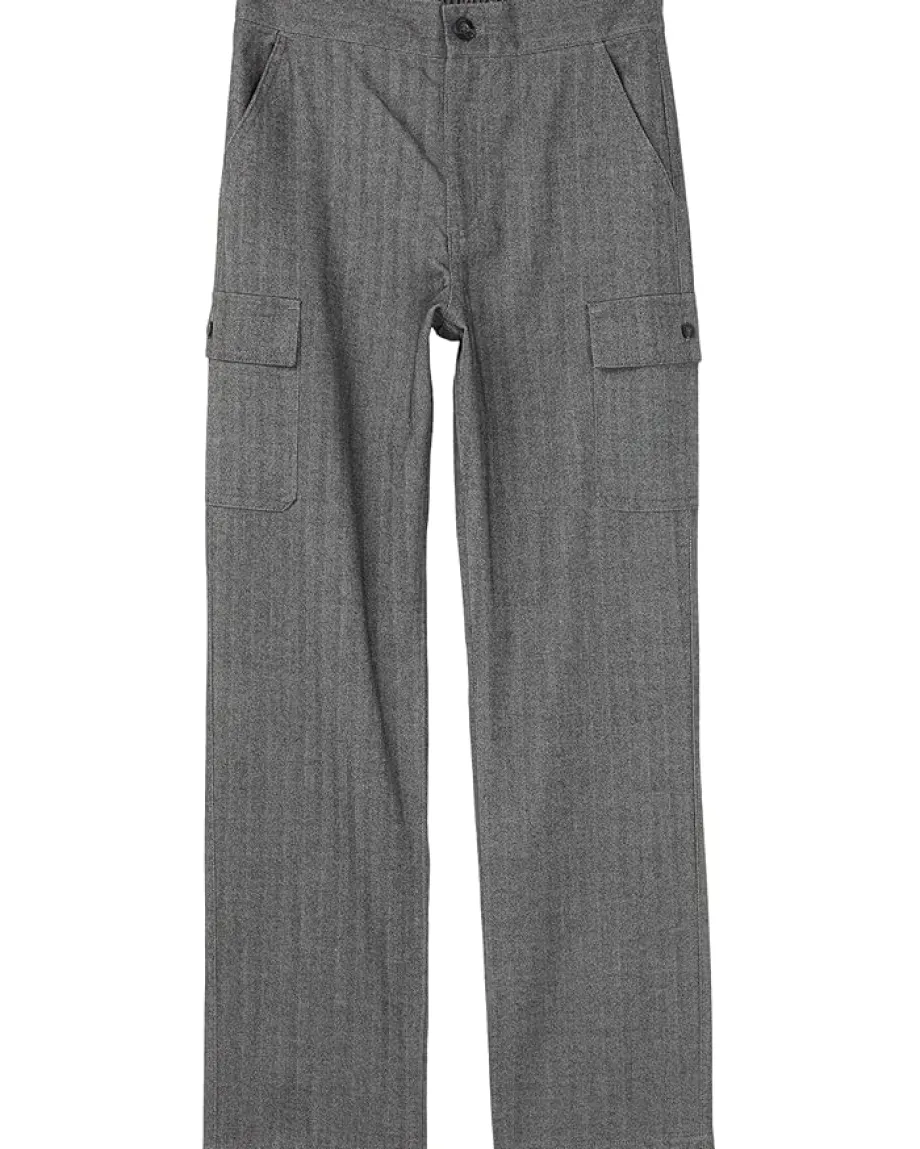 Clothing|Janie and Jack Herringbone Cargo Pants (Toddler/Little Kid/Big Kid) Gray