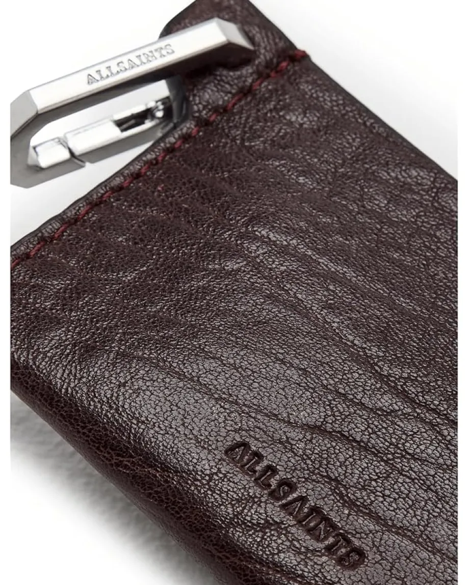 AllSaints Wallets & Accessories<Hex Grain Cardholder Port Red