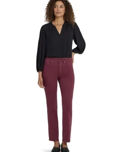 Women NYDJ High-rise Marilyn Straight Jeans