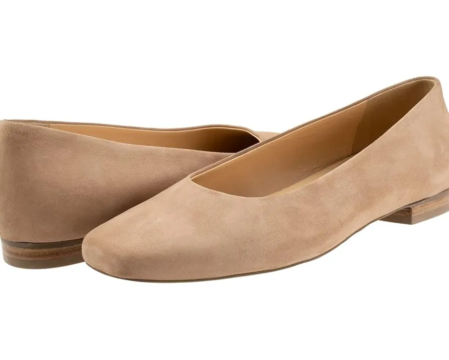 Flats|Trotters Honor Taupe Nubuck