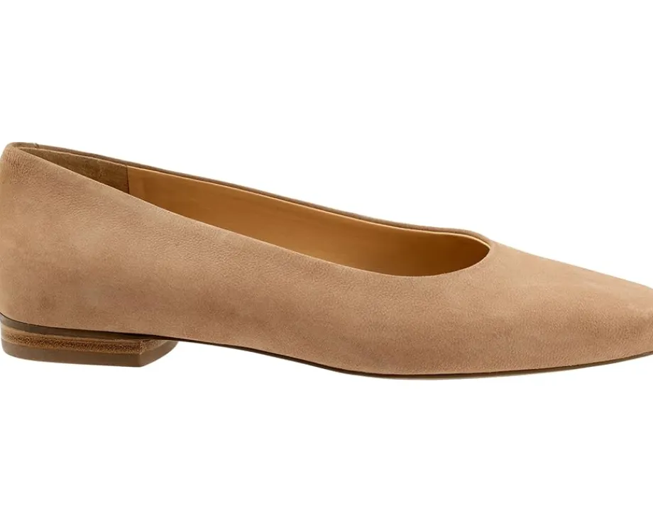 Flats|Trotters Honor Taupe Nubuck