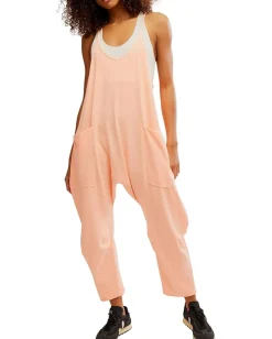 Activewear|FP Movement Hot Shot Onesie Pastel Peach