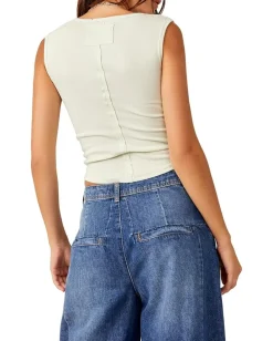 Free People Shirts & Tops|Shirts & Tops<Hummingbird Tee Ivory