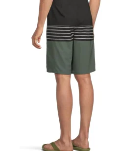 O'Neill Hyperfreak Heat Stripe 21 Boardshorts Dark Olive Online