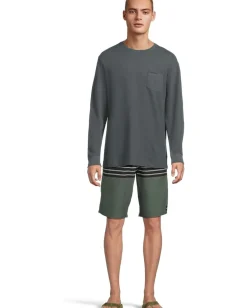 O'Neill Hyperfreak Heat Stripe 21 Boardshorts Dark Olive Online