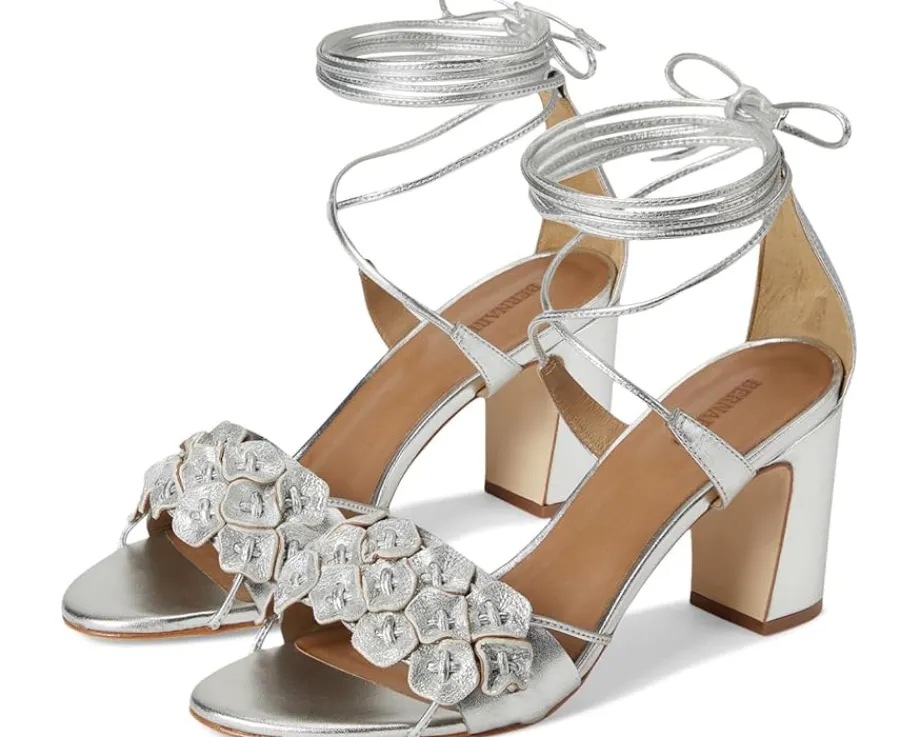 Bernardo Heels|Sandals<Ieda Floral Silver