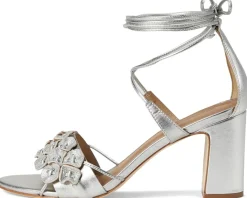 Bernardo Heels|Sandals<Ieda Floral Silver