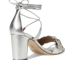 Bernardo Heels|Sandals<Ieda Floral Silver