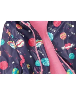 Clothing|Clothing|Hatley Kids Interstellar Zip-Up Rain Jacket (Toddler/Little Kid/Big Kid) Blue