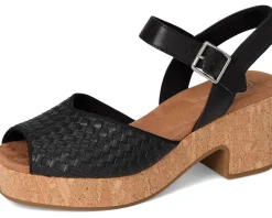 Heels|Sandals|TOMS Isla Peep Toe Black1