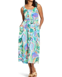 NIC+ZOE Dresses|Dresses<Island Beat Sophie Dress Blue Multi