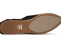 Flats|TOMS Jade Black Metallic Suede