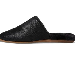 Flats|TOMS Jade Black Metallic Suede