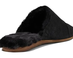Flats|TOMS Jade Black Metallic Suede