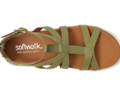 SoftWalk Sandals|Sandals<Jamaica Olive