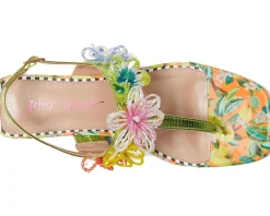 Blue by Betsey Johnson Heels|Sandals<Jaydda Yellow Multi