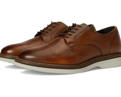 Oxfords|Oxfords|Johnston & Murphy Collection Jenson Plain Toe Tan European Calfskin