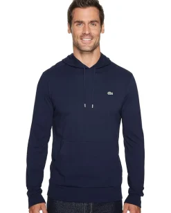 Lacoste Activewear<Jersey T-Shirt Hoodie Navy Blue