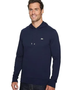 Lacoste Activewear<Jersey T-Shirt Hoodie Navy Blue