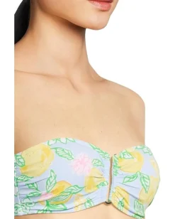 Lilly Pulitzer Jessa Top Bluette Make Lemonade Hot