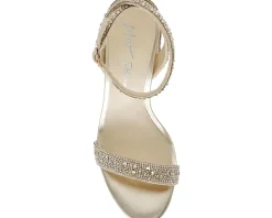 Heels|Sandals|Blue by Betsey Johnson Jet Light Gold