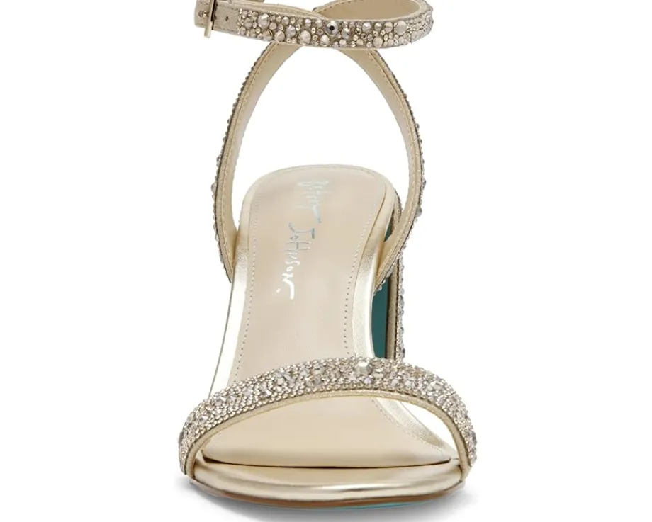 Heels|Sandals|Blue by Betsey Johnson Jet Light Gold
