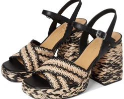 Heels|Sandals|Marc Fisher LTD Juliey Black/Light Natural Multi