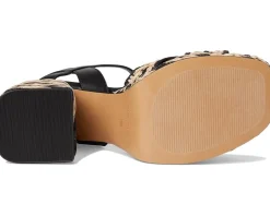 Heels|Sandals|Marc Fisher LTD Juliey Black/Light Natural Multi